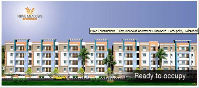 Prime Meadows Apartments in Bachupally, Hyderabad by Prime construction