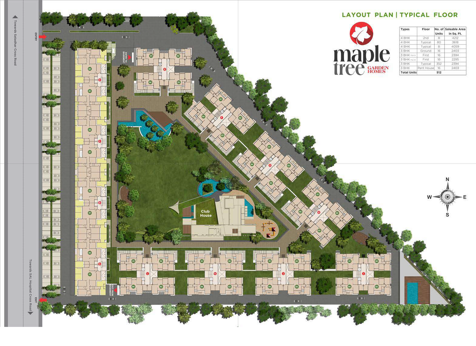 Maple Tree in Thaltej, Ahmedabad by Siddhi Developers Sulekha